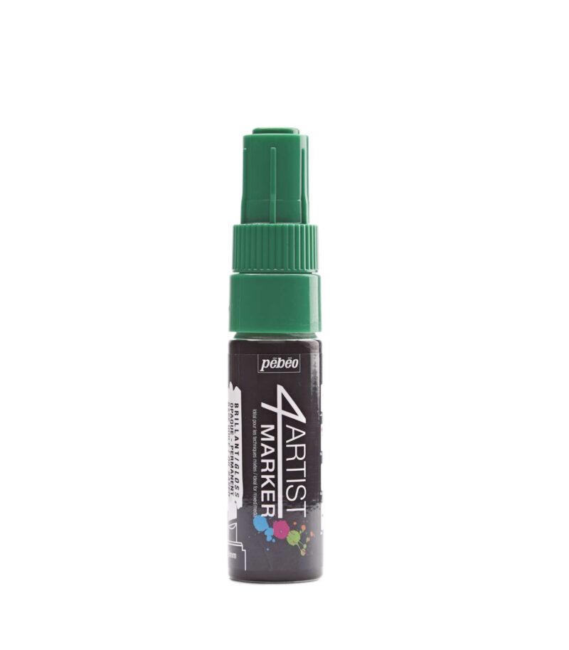 580218-8 mm Chisel-Dark Green-4Artist Marker Oil-Pebeo-Art&Colour1-1