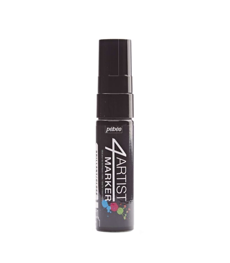 580324-15 mm Flat-Black-4Artist Marker Oil-Pebeo-Art&Colour9-1