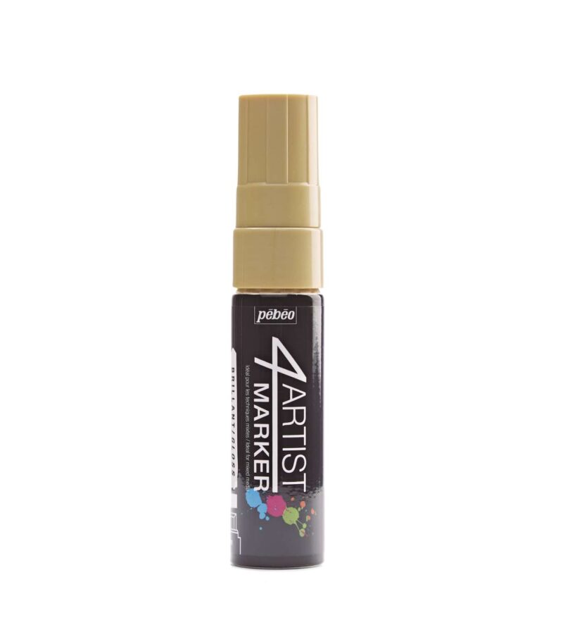580355-15 mm Flat-Gold-4Artist Marker Oil-Pebeo-Art&Colour3-1