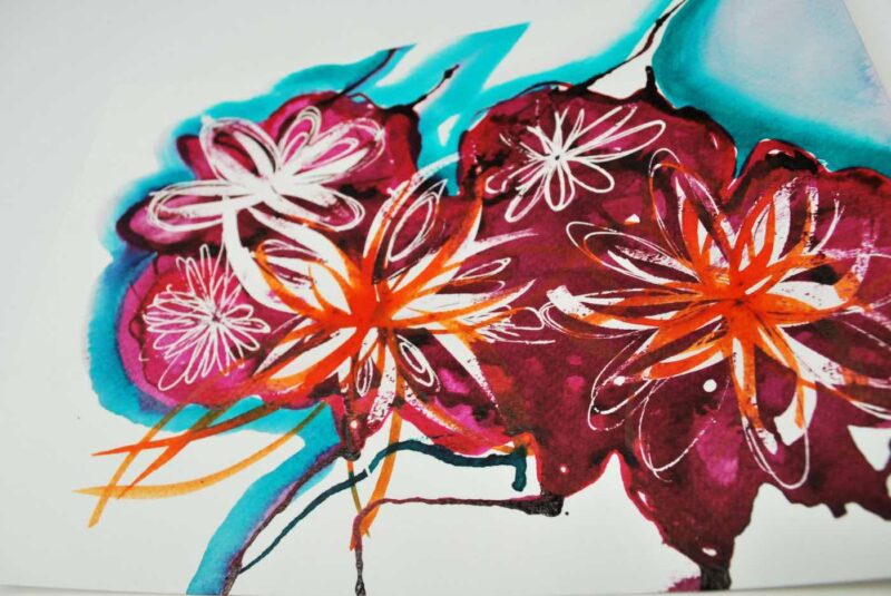 Drawing Gum Work-Drawing Supplies-Pebeo-Art&Colour-Flowers