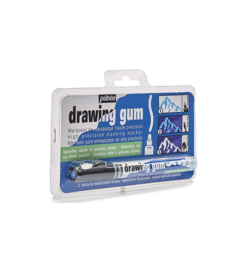 Round 4mm-Drawing Gum-Drawing Supplies-Pebeo-Art&Colour-Blister