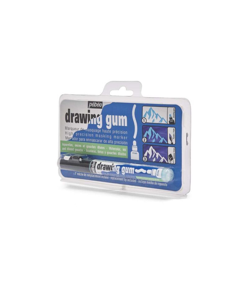 Round 4mm-Drawing Gum-Drawing Supplies-Pebeo-Art&Colour-Blister Front