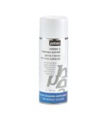 Satin-400ml Spray Solvent Based Varnish-Artist Acrylics-Pebeo-Art&Colour-Front