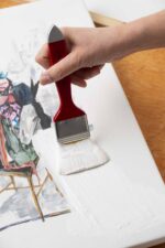 White Gesso-Studio Acrylics-Pebeo-Art&Colour-Application