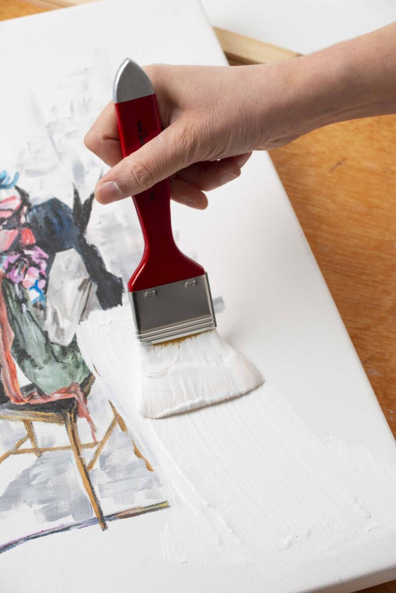 White Gesso-Studio Acrylics-Pebeo-Art&Colour-Application